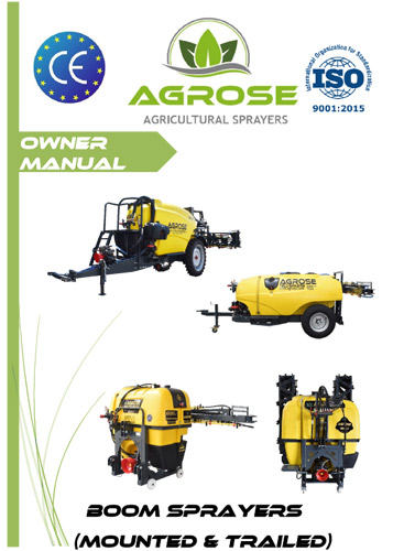 Tarla Pülverizatörleri Tanıtım Ve Kullanma Kılavuzu